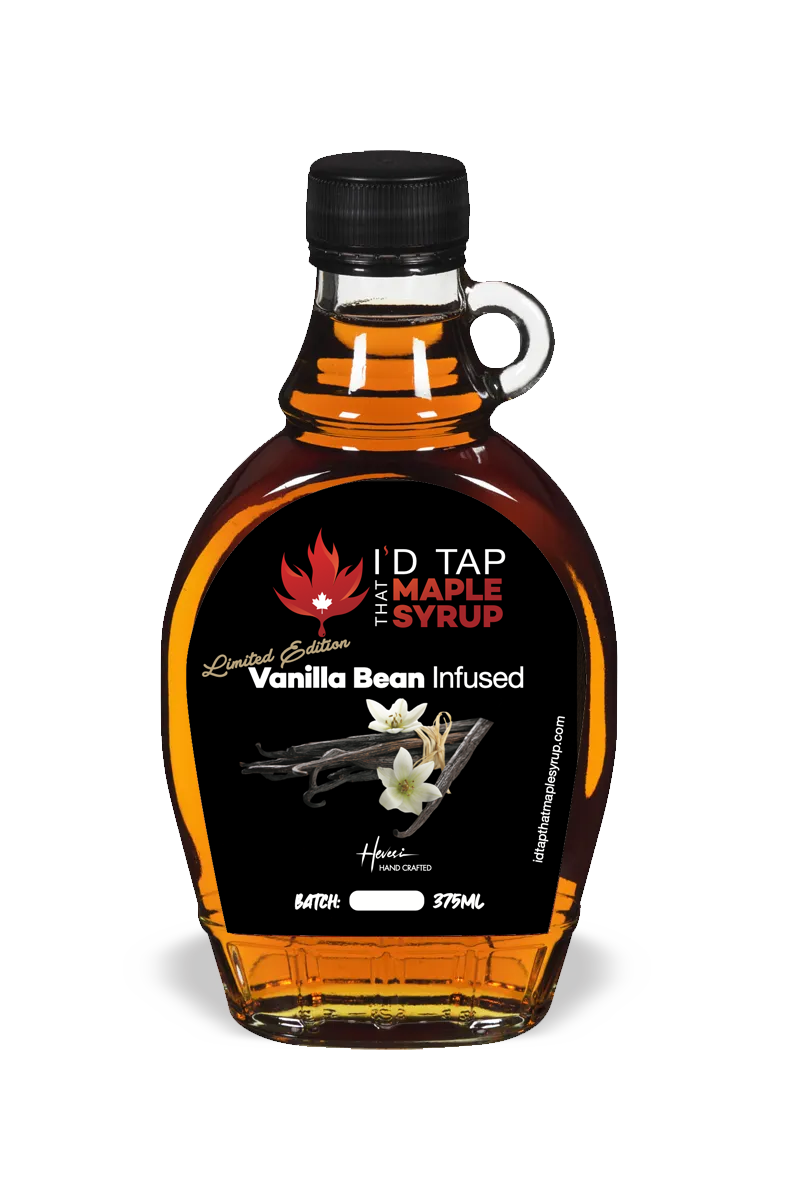 Vanilla Bean Infused Maple Syrup – I'd Tap That Maple Syrup