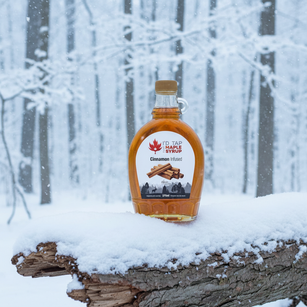 Cinnamon Infused Maple Syrup – I'd Tap That Maple Syrup