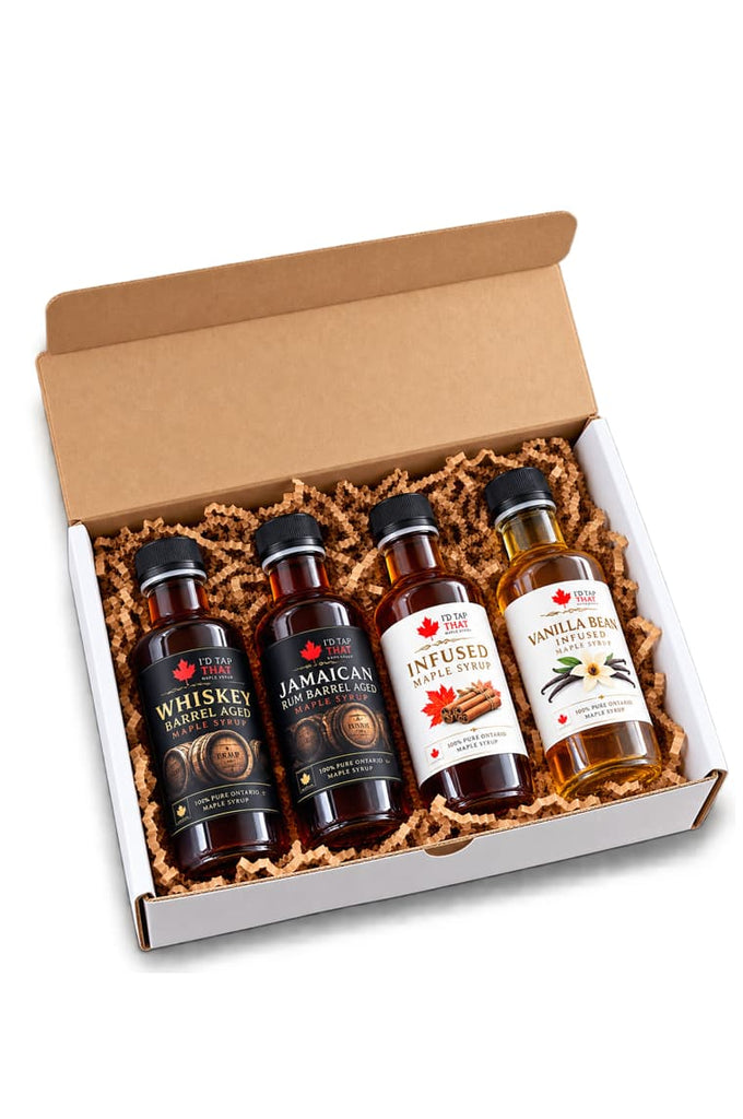 Maple Taster Box – 4 x 100ml Premium Maple Syrup Collection